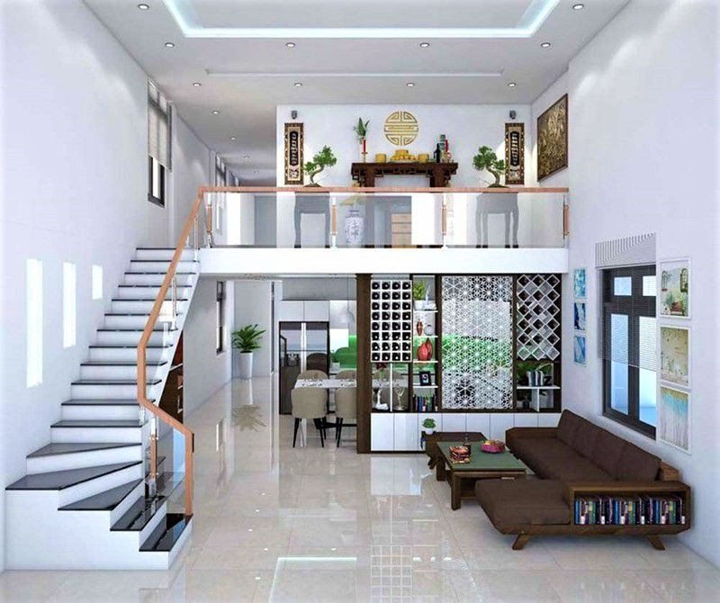 Nhà gác lửng tối ưu không gian sinh hoạt